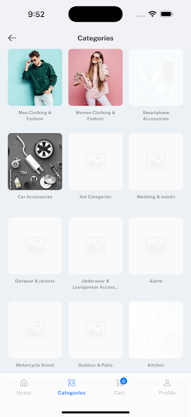 Enova Mart app screen 2