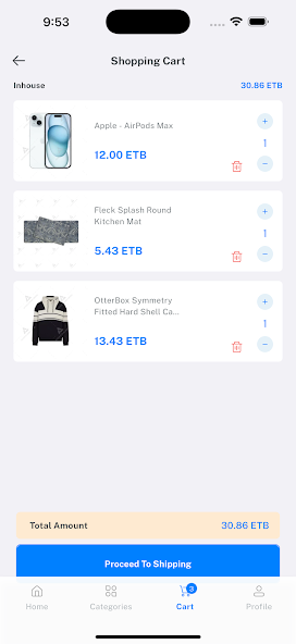 Enova Mart app screen 3